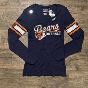 3/$25 NWT NFL Chicago Bears Long Sleeve Navy Shirt